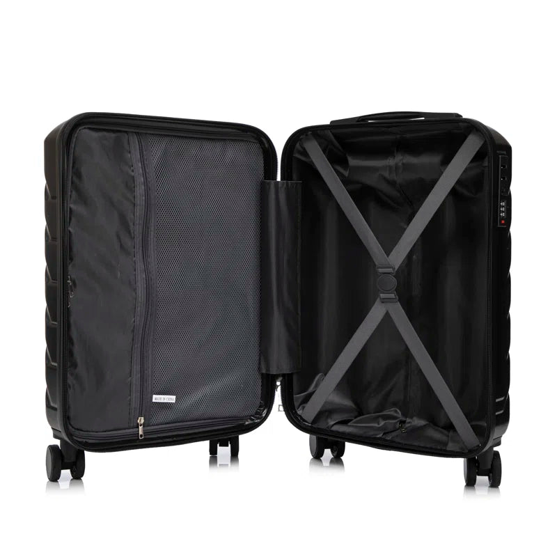 Practical 2-size Travel System Includes A 20-inch Rolling Luggage For Daily Travel Essentials And A 14-inch Cosmetic Case For Toiletries, Skincare And Small Accessories, Providing Classified Storage To Keep Your Travel Items Organized And Neat.